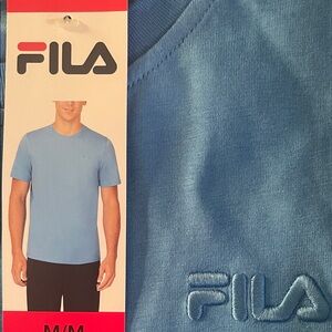 FILA Men's Light Blue Short Sleeve Tee | All sizes